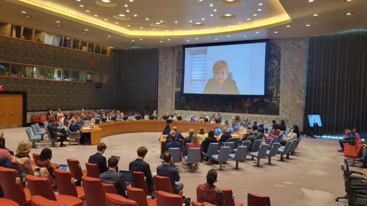 AB Konsey Başkanı suçlayınca Rus Büyükelçisi, Birleşmiş Milletler toplantısını terk etti