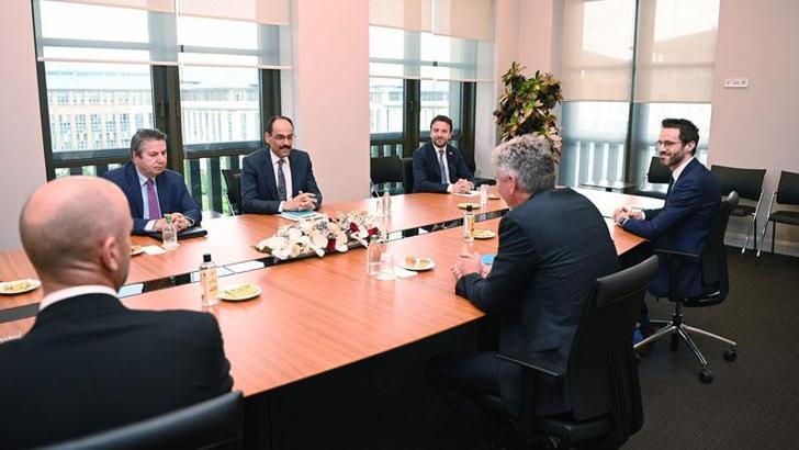 Sözcü Kalın, NATO Genel Sekreteri Kabine Direktörü Jenssen'le görüştü