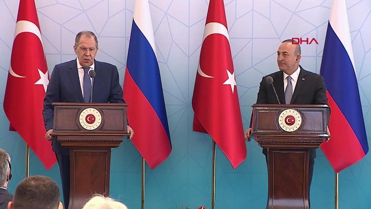 Çavuşoğlu ve Lavrov'dan 'tahıl koridoru' açıklaması