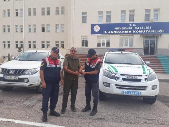 Yaralı ebabil tedavi altına alındı