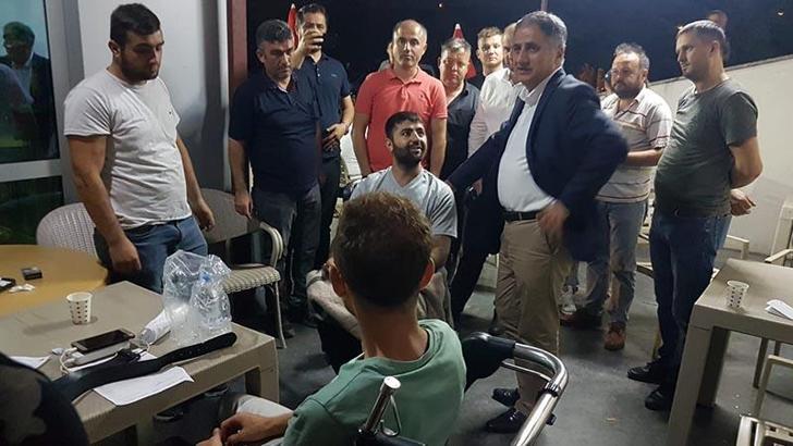 Madende su patlaması; 11 işçi hafif yaralandı