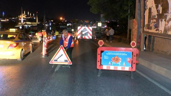Atatürk Köprüsü araç ve yaya trafiğine kapatıldı