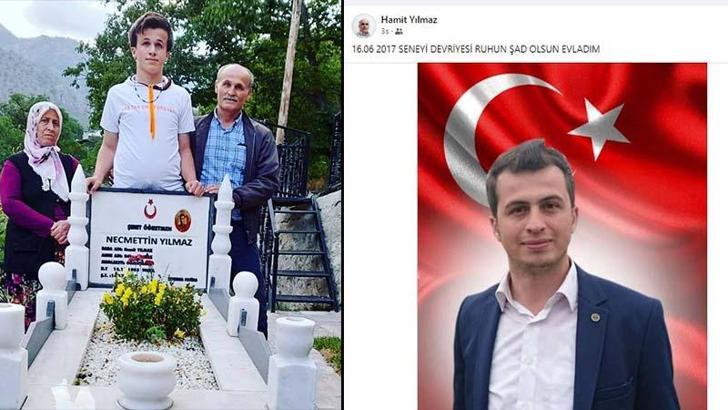 Şehit Necmettin öğretmenin babasından duygulandıran paylaşım