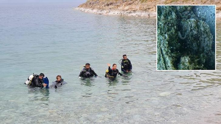 Eğitim dalışında Van Gölü küçük mercan balığını görüntülediler