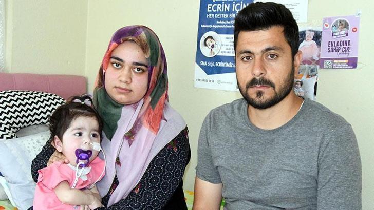 6 makineye bağlı SMA'lı Ecrin'in annesi: Zaman, en büyük düşmanımız