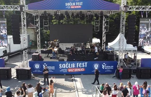 Pandemi yorgunu sağlık çalışanları ‘Sağlık Fest’ ile stres attı