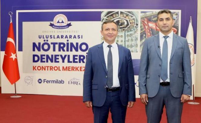 Uluslararası nötrino deneylerinin kontrol merkezi ERÜ’de kuruluyor