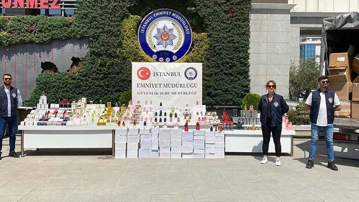 İstanbul'da sahte parfüm operasyonu