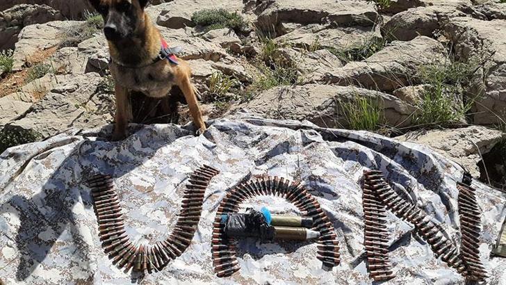 Van'da terör örgütü PKK'nın silah ve mühimmatı ele geçirildi