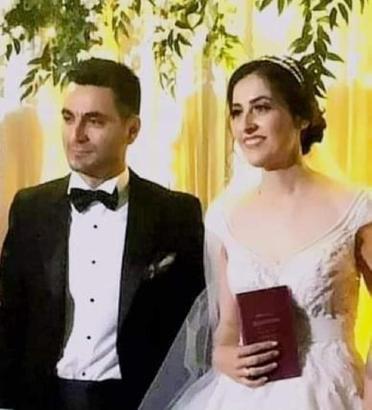 Balayı dönüşü kazada ölen çift, yan yana toprağa verildi