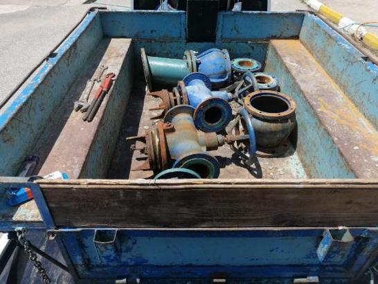 84 tane sulama kanalı vanası çaldı