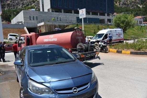 Eğirdir'de kaza: 4 yaralı