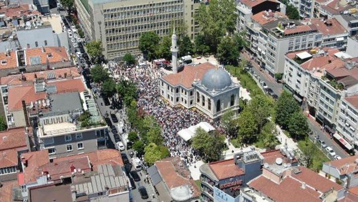 Havadan fotoğraflar // Cüneyt Arkın Teşvikiye Camii’nde son yolculuğuna uğurlandı
