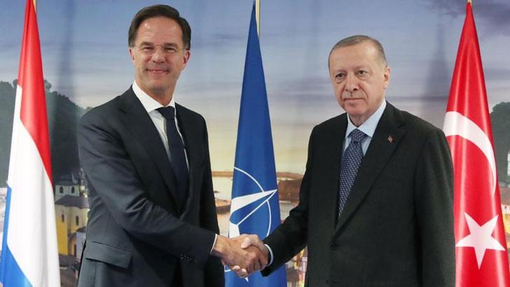 Cumhurbaşkanı Erdoğan, Hollanda Başbakanı Rutte ile görüştü