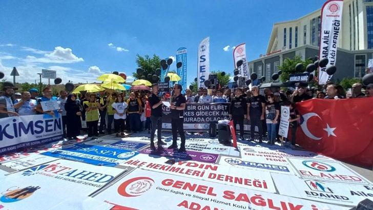 Aile hekimlerinden 2 günlük iş bırakma eylemi
