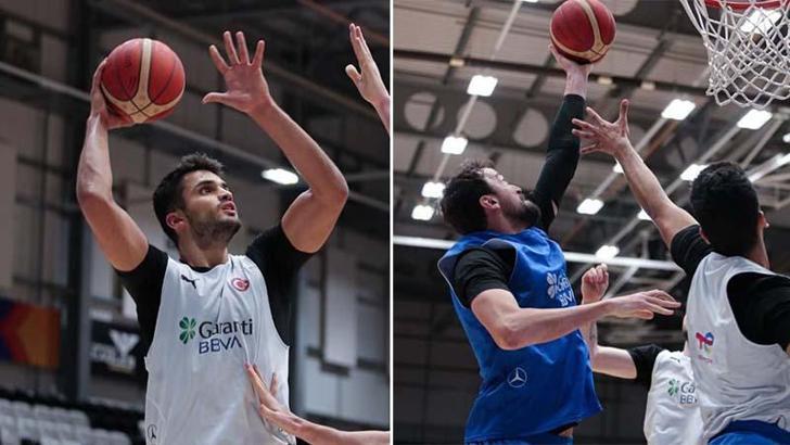 Ömer Faruk Yurtseven ve Sertaç Şanlı, Britanya maçı öncesi DHA'ya konuştu