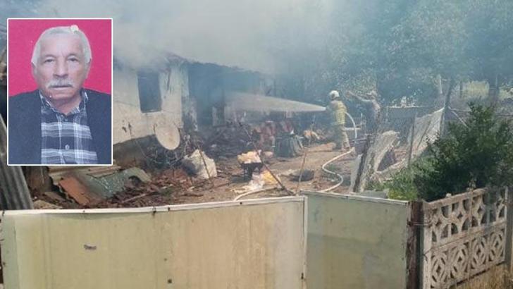 Yangından eşyalarını kurtarmaya çalışmıştı; gözlerinde iltihap oluştu