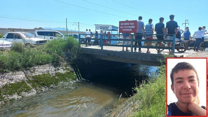 Osmaniye’de serinlemek için kanala giren Murat, boğuldu