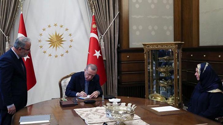 Erdoğan'dan Diyanet Vakfı'na kurban bağışı