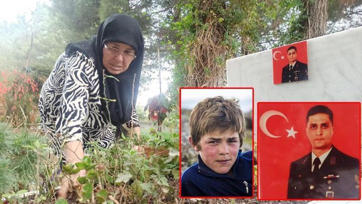 Şehit Başçavuş Ferhat Gedik'in annesinden hüzünlü mezar ziyareti