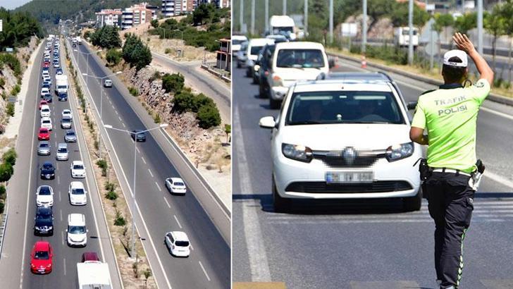 Muğla'da arife günü 5 kilometrelik araç kuyruğu