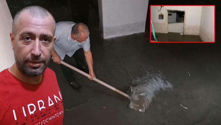 Bağcılar'da ev ve işyerlerini su bastı: Çocuğumu ölmek üzereyken kurtardım