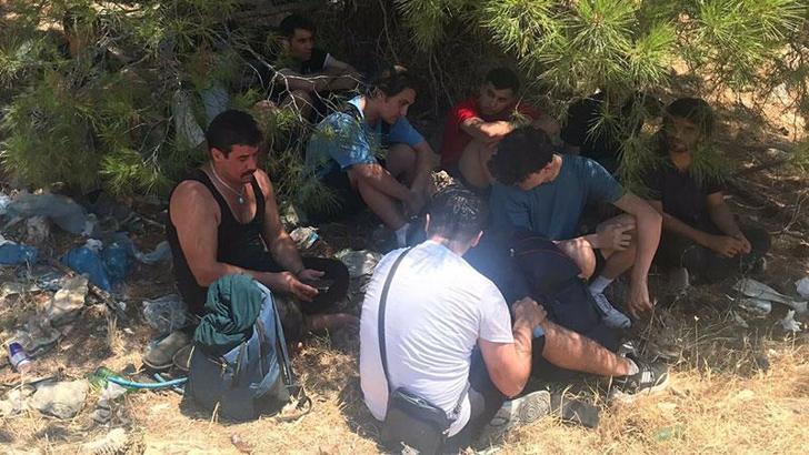 İzmir'de 143 göçmen yakalandı