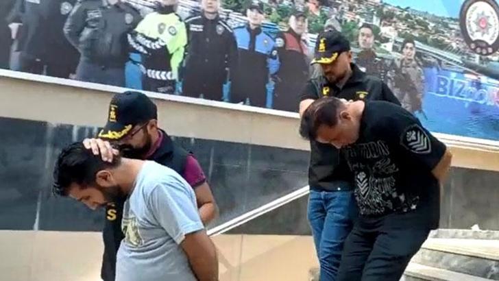 Çevirme yapan sahte polisler yakalandı