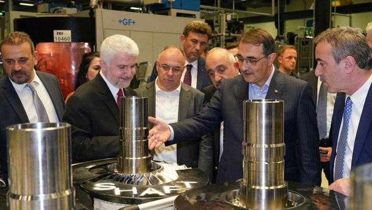 Bakan Dönmez'den TEI'ye ziyaret