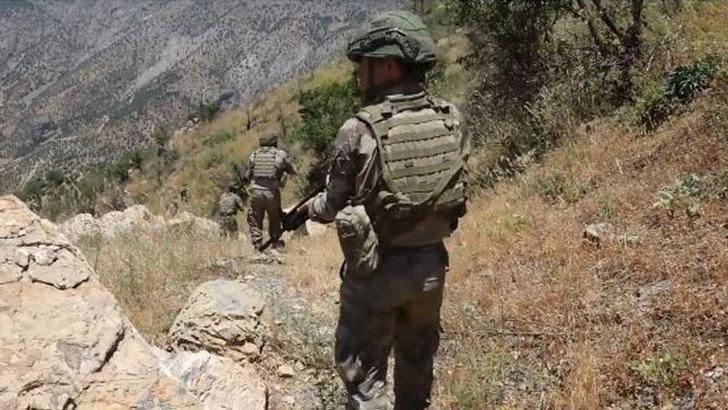 MSB: Irak'ın kuzeyinde 7 terörist etkisiz hale getirildi