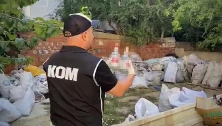 İzmir'de sahte içki üreten şebekeye operasyon
