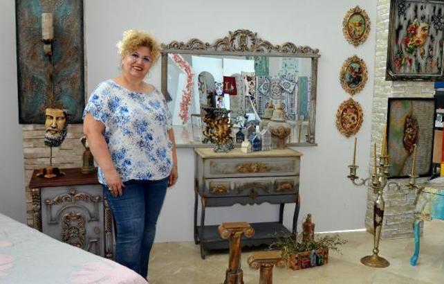 Eski eşyalar sanatla yenileniyor