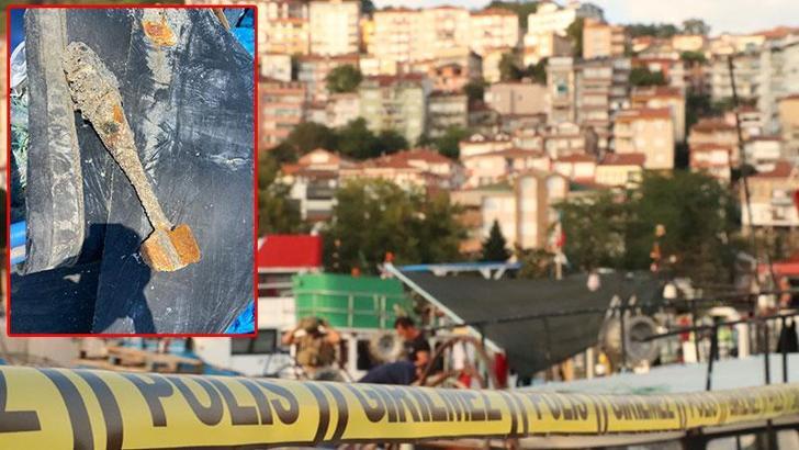 Balık tutanların ağına 'havan mermisi' takıldı