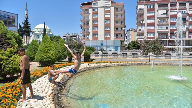 Süs havuzunda tehlikeli serinlik