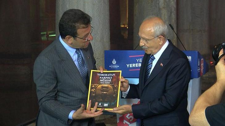 Restorasyonu tamamlanan Yerebatan Sarnıcı Kılıçdaroğlu'nun katıldığı törenle açıldı