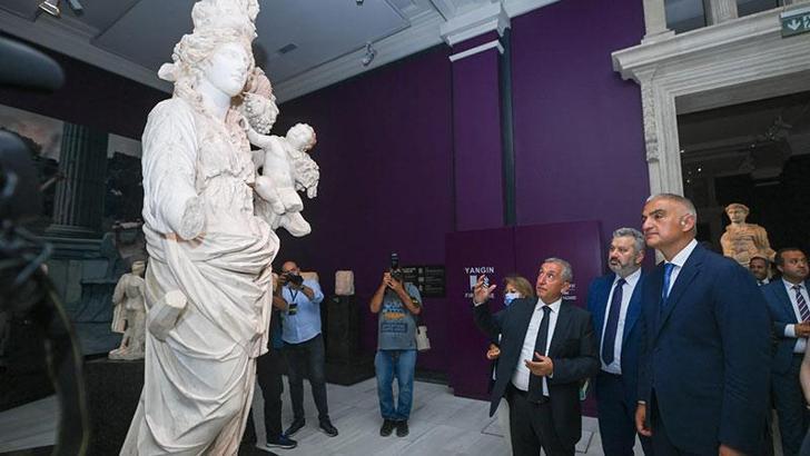 Bakan Ersoy İstanbul Arkeoloji Müzeleri Yeni Sergiler açılışına katıldı