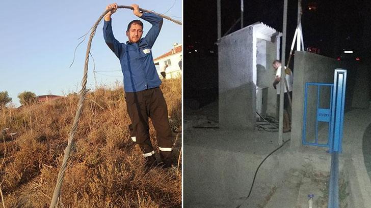 Avşa adasında elektrik telleri koptu, 7 saat enerji kesintisi yaşandı