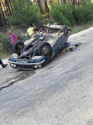 Türkmen sürücü kazada yaralandı