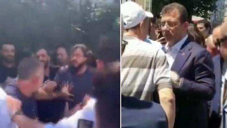 İmamoğlu'na protesto gerginliği
