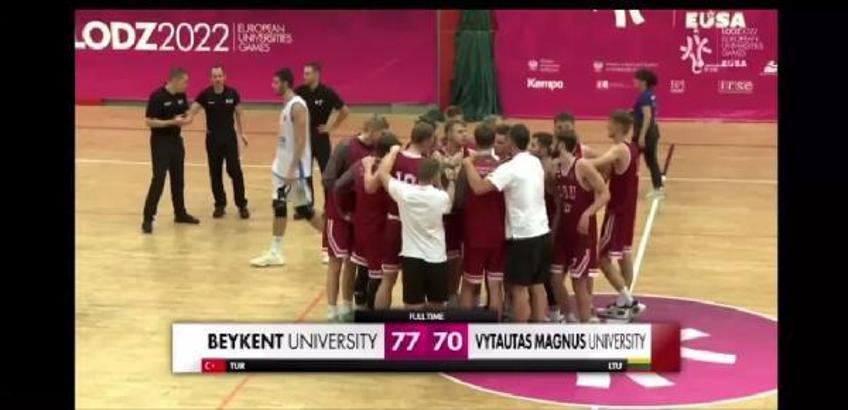 Beykent Üniversitesi, basketbolda Avrupa şampiyonu oldu