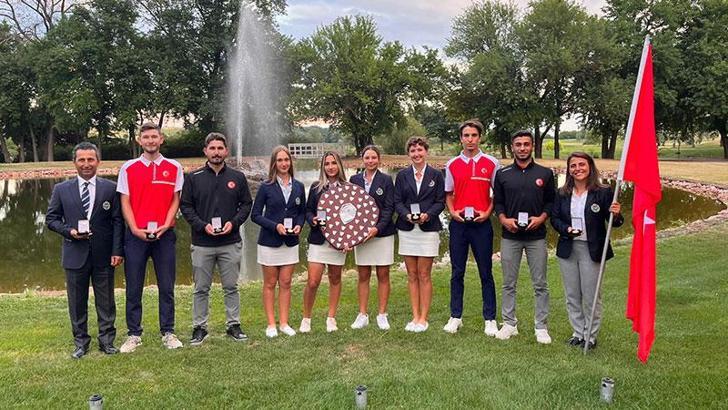 Milli golfçüler Macaristan'da altın ve bronz madalya elde etti