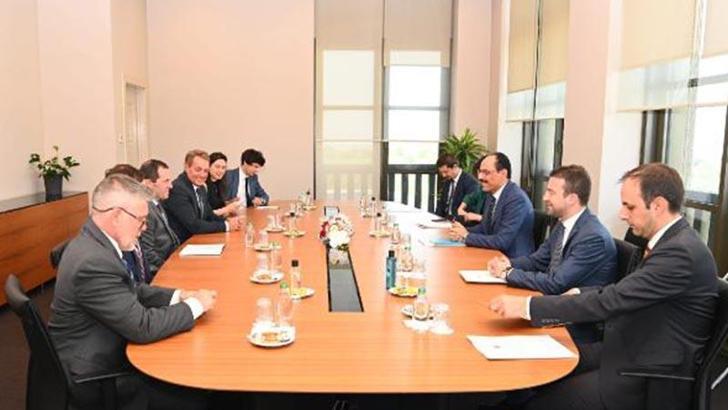 Sözcü Kalın, ABD Temsilciler Meclisi Üyesi Crow ile görüştü