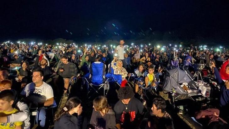 Meteor yağmurunu Karacabey'de izlediler