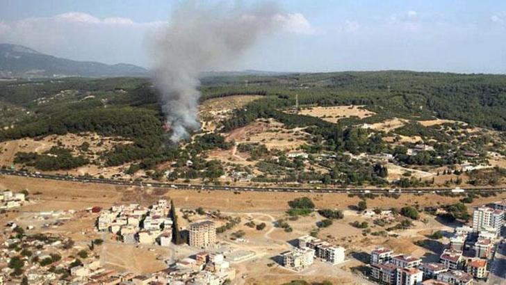 İzmir'de orman yangını