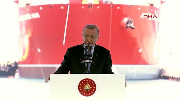 Erdoğan: Abdülhamid Han'ı yeni sondaj noktamız Akdeniz'e gönderiyoruz