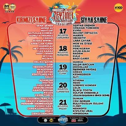 Zeytinli Rock Festivali’nin kadrosu açıklandı