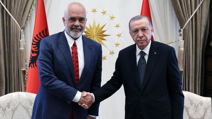 Cumhurbaşkanı Erdoğan, Arnavutluk Başbakanı Rama'yı kabul etti