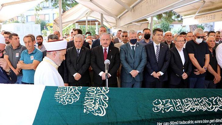 TBMM Başkanı Şentop, dayısını son yolculuğuna uğurladı