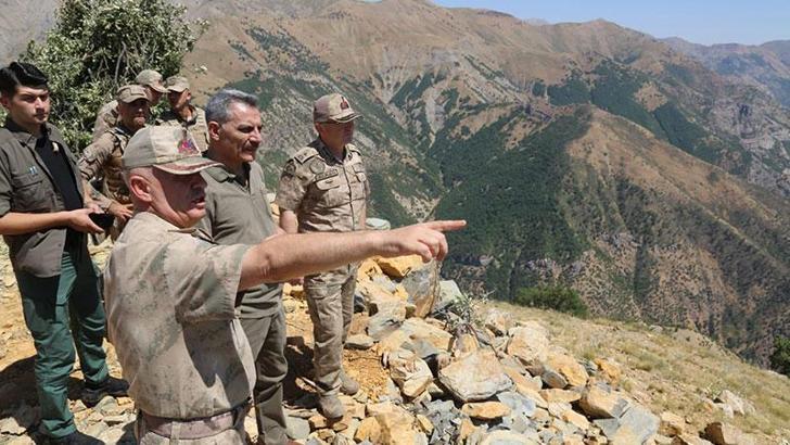 Vali Özkan, 'Eren Abluka-7 Operasyonu' bölgesinde incelemede bulundu