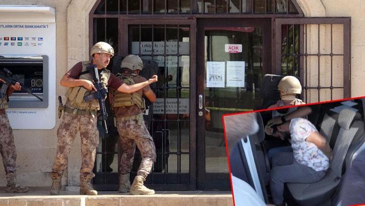 Banka müdürünü, hesabına 2 milyon lira havale ettirmek için rehin almış